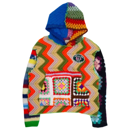 better with age nonna’s hand-knit hoodie